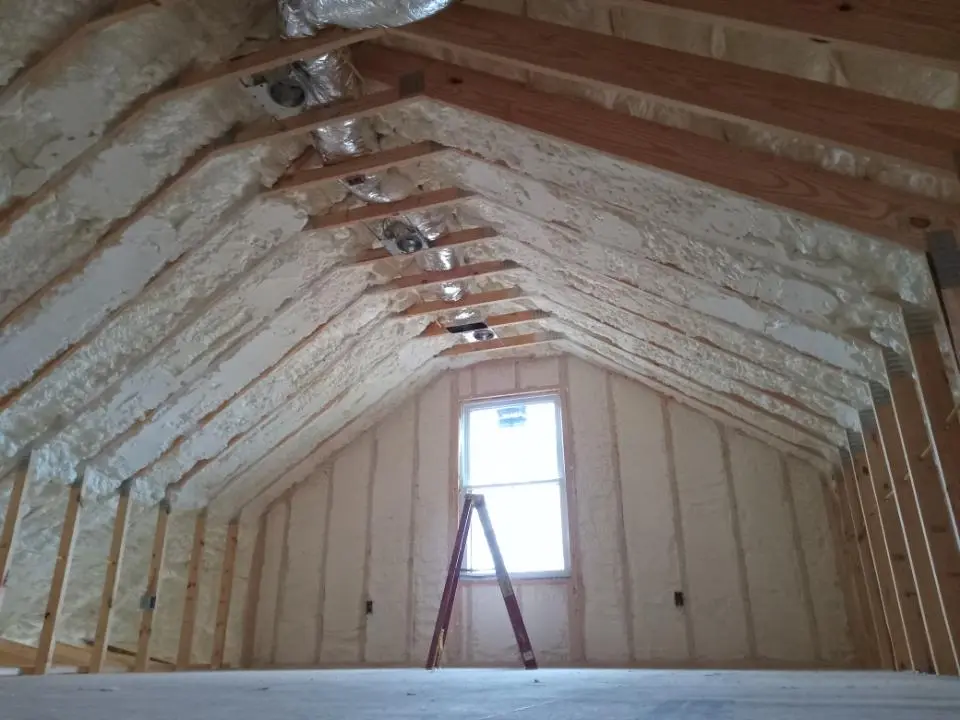 Spray foam roofing application for Crawl Space Insulation project in Maple Valley